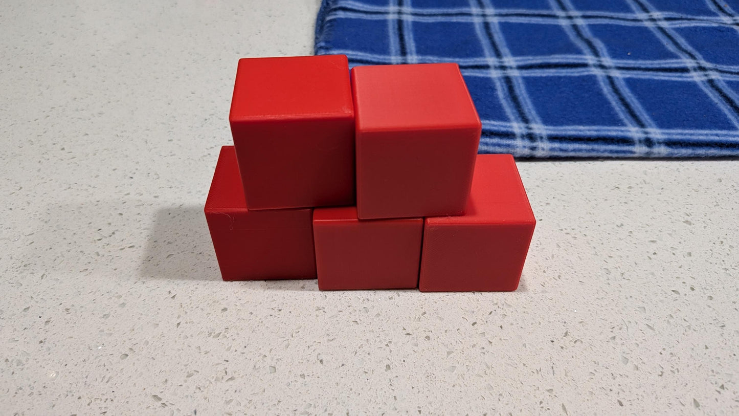 Set of Red and Blue Pressure Blocks for NYS Earth and Space Science Lab - Just In 3D
