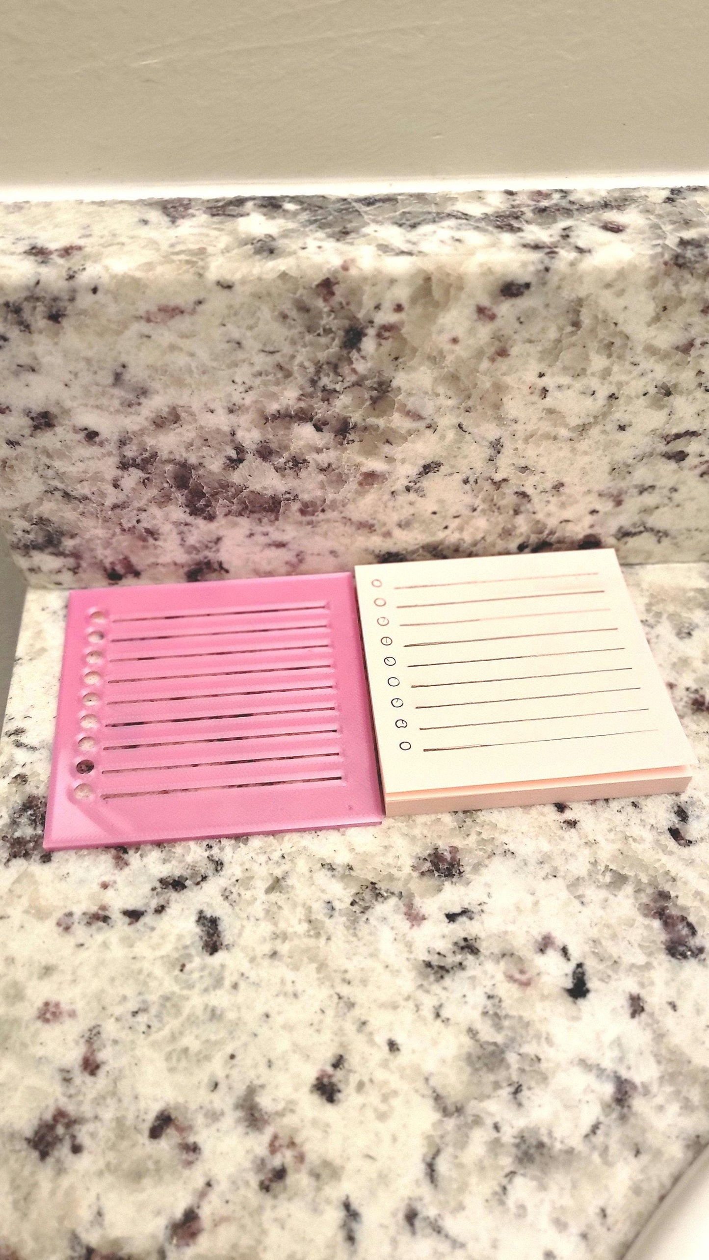 Post-It Note Checklist Stencil - Just In 3D
