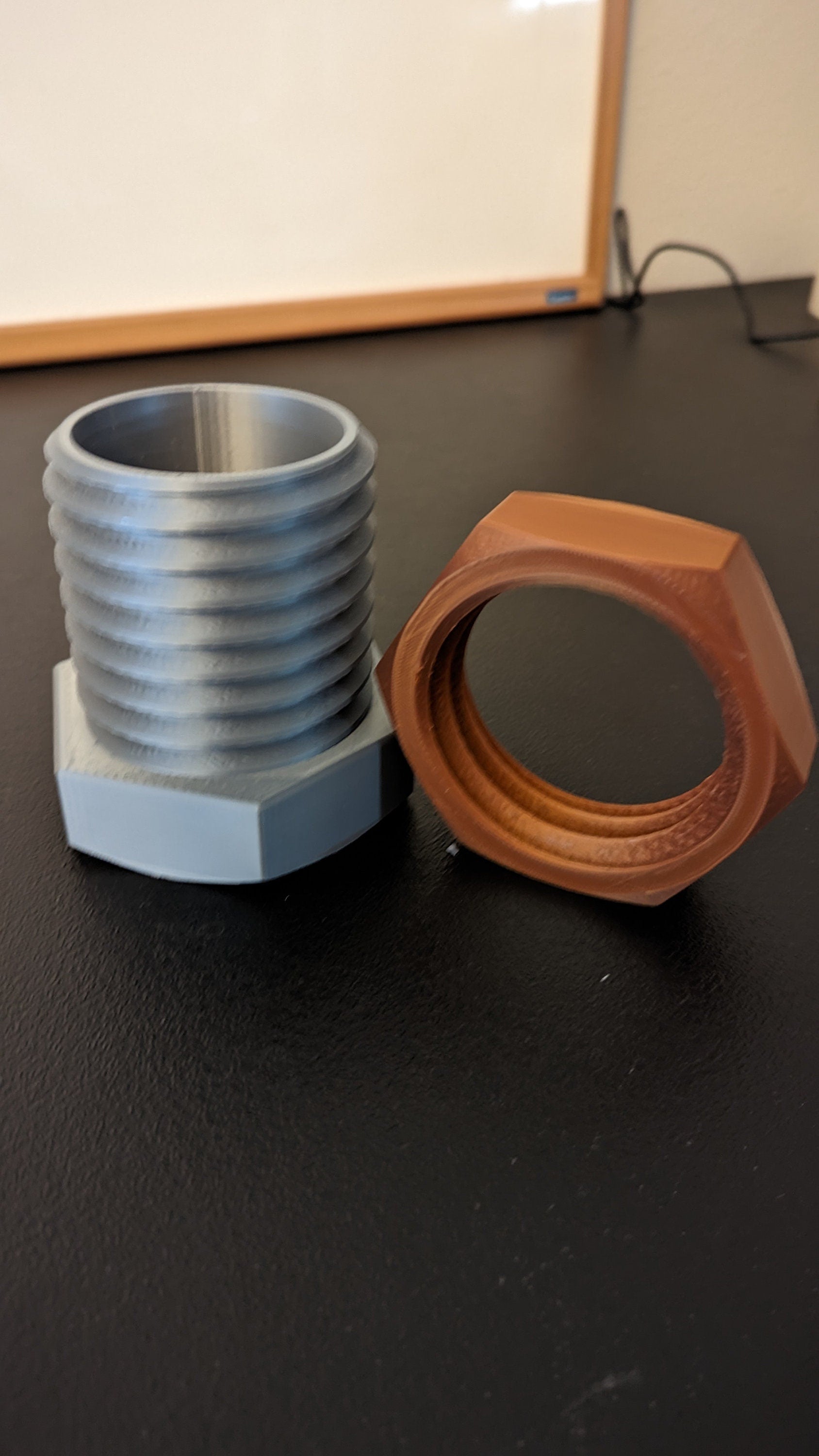 Nut and Bolt Pencil Holder - Just In 3D