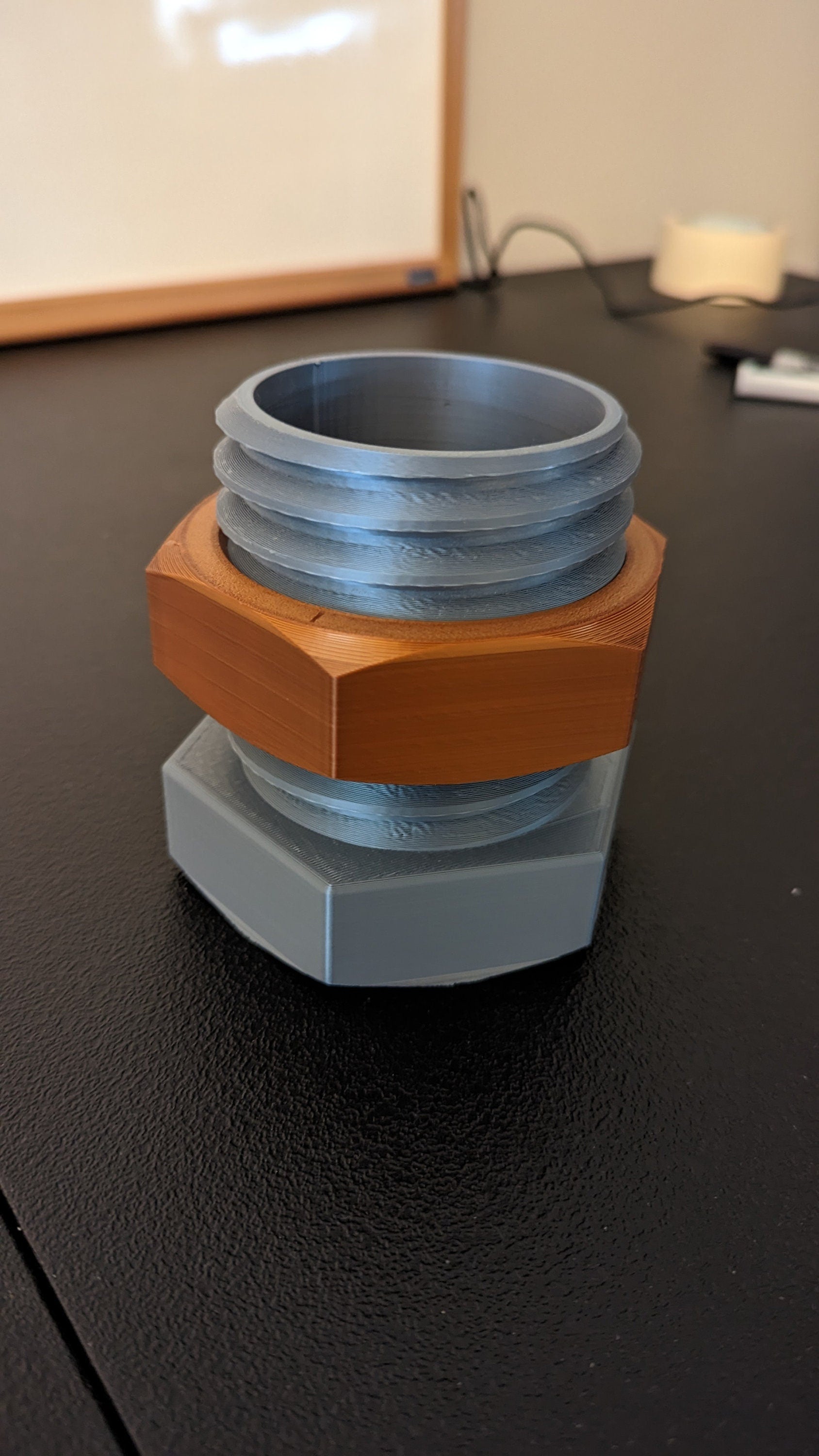 Nut and Bolt Pencil Holder - Just In 3D