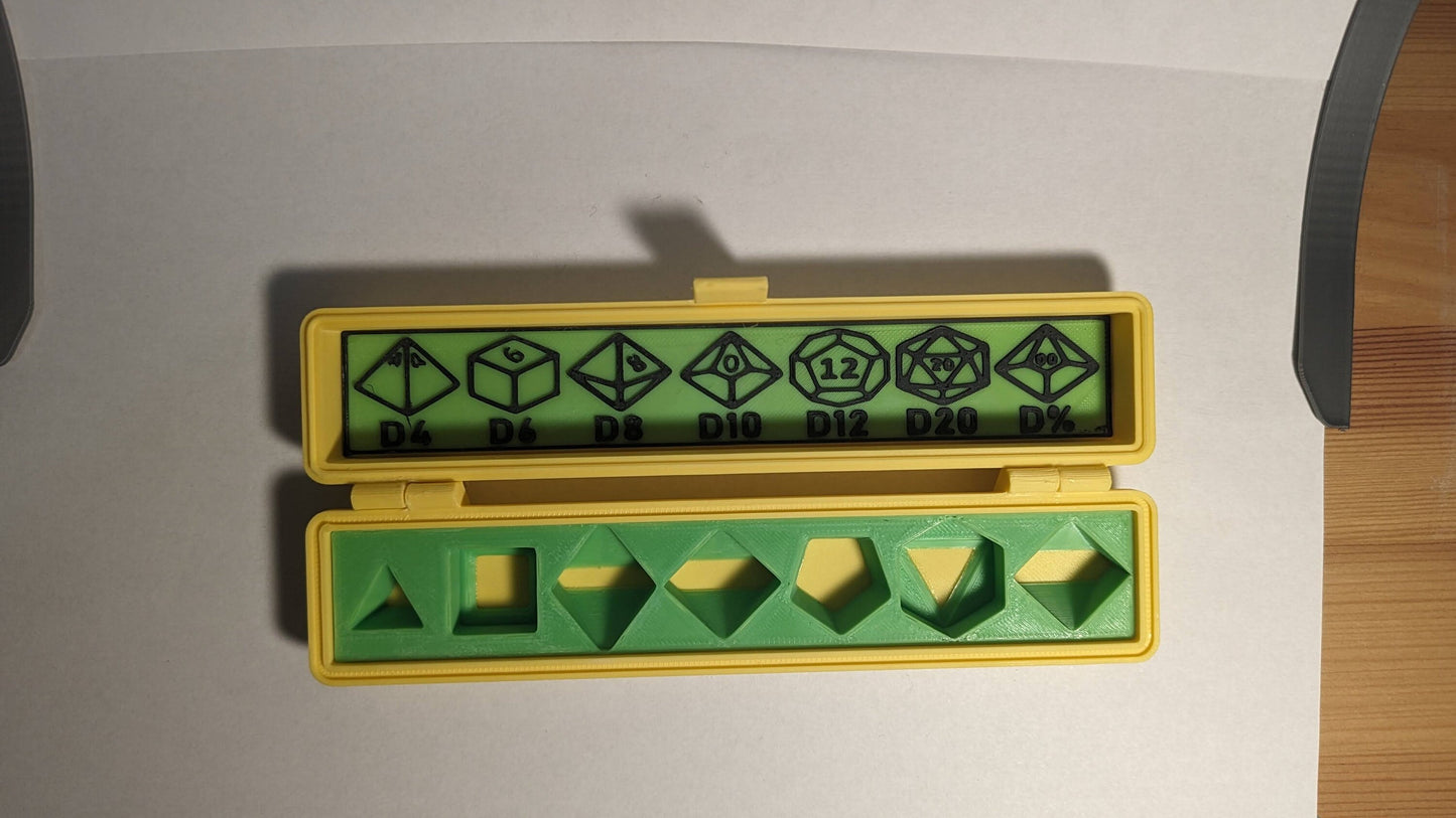 Color Customizable Dice Holder -  3D Printed - Just In 3D