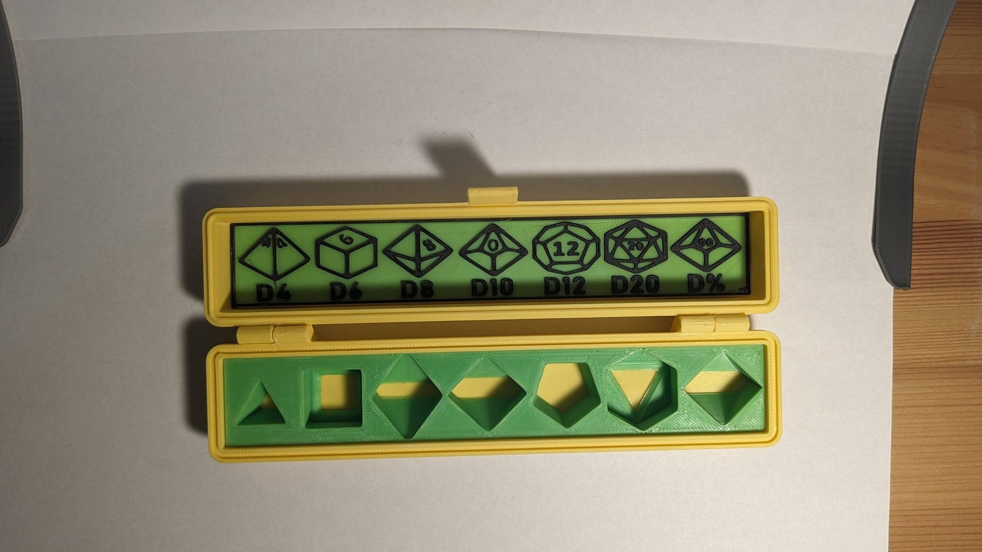 Color Customizable Dice Holder -  3D Printed - Just In 3D