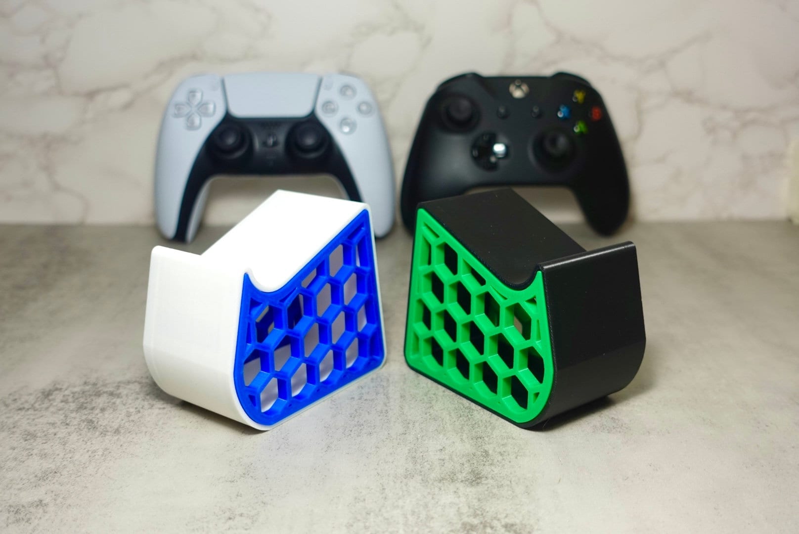 Honeycomb Controller Stands - 3D Printed - Just In 3D